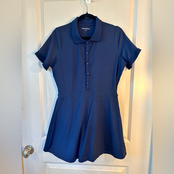 WeWoreWhat Navy Polo Tennis Dress, Size XL - Picture 5 of 11